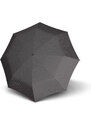 Čierny elegantný vystreľovací dámsky holový dáždnik s bodkami Verdana