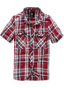 BRANDIT košeľa Roadstar Shirt 1/2 sleeve Červená