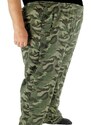 Pánske nadrozmerné tepláky veľkosti 4XL/6XL maskáčové