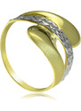 GOLDIE Zlatý prsteň Hillary LRG190.TRB