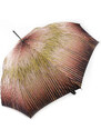 Hnedý farebný vystreľovací dámsky holový dáždnik Carpetta