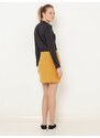 Mustard sheath skirt CAMAIEU - Women