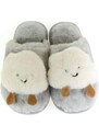 JOHN-C Detské sivé papuče OBLÁČIK