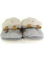 JOHN-C Detské sivé papuče OBLÁČIK