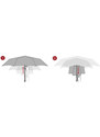 Šedý dámsky mechanický skladací ultraľahký dáždnik Nachel