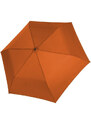 Oranžový dámsky aj detský skladací mechanický dáždnik Aline