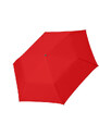 Červený dámsky ultraľahký skladací mechanický dáždnik Zasten