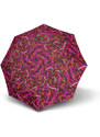 Ružový farebný mechanický skladací dámsky dáždnik Alivia