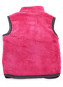 Růžová dívčí chlupatá vesta Jenson - velikost 9-12 m