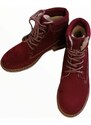 Tmavočervené teplé topánky Tamaris