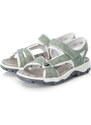 Dámske sandále RIEKER 68879-52 zelená S4