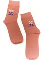 AURA.VIA Dámske oranžové ponožky VISA