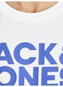 Jack & Jones Junior Tričko modrá / tmavomodrá / biela