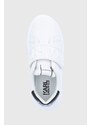 Kožená obuv Karl Lagerfeld Kapri biela farba,
