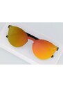 Sunmania Oranžové zrkadlové slnečné okuliare "Rainbow"