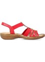 Dámske sandále RIEKER 60804-33 červená S4