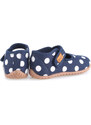 Domáca obuv EMEL 103-3 Modrá s bodkami