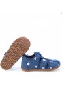 Domáca obuv EMEL 101-1 Modrá s hviezdičkami