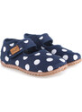 Domáca obuv EMEL 103-3 Modrá s bodkami