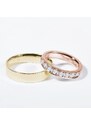 Klasický zlatý prsteň pre mužov KLENOTA Y0434003L50