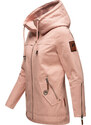 Dámska jarná-jesenná bunda s kapucňou Wekoo Marikoo - LIGHT ROSE