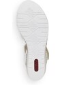 Dámske sandále RIEKER V38G9-80 biela S4