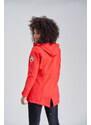 Dámska bunda s kapucňou Zimtzicke softshell 7000 dry-tech Marikoo - ANTRACITE