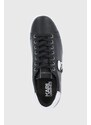 Kožená obuv Karl Lagerfeld KUPSOLE III čierna farba