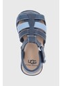 Detské sandále UGG tmavomodrá farba