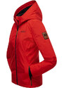 Marikoo dámska prechodná bunda s kapucňou BROMBEERE, červená