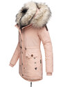 Dámska zimná bunda s kožušinkou Sweety Navahoo - TAUPE