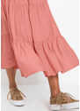 bonprix Midi sukňa s viskózou, farba ružová