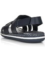Pánske modré sandále Rieker 21041-14