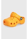 Detské šľapky Crocs oranžová farba
