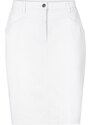 bonprix Džínsová sukňa, farba biela