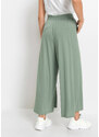 bonprix Culotte nohavice, široké nohavice, farba zelená