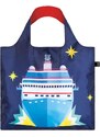 Skladacia nákupná taška LOQI NAUTICAL Ahoy
