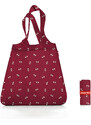 Ekologická taška Reisenthel Mini Maxi Shopper Bavaria dark ruby