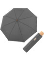 Doppler NATURE Mini - skladací udržateľný dáždnik čierna