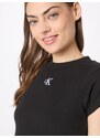 Calvin Klein Jeans Tričko čierna / biela
