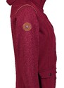 Nordblanc Vínový dámsky zateplený softshellový kabát TEXTURE