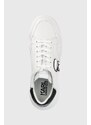 Kožené tenisky Karl Lagerfeld Kapri Run biela farba