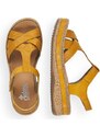 Dámske sandále RIEKER V0919-68 žltá S4
