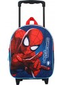 Vadobag Chlapčenský cestovný 3D batoh na kolieskach Spiderman - MARVEL