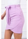 Fashion L&L Zavinovacia sukňa s mašľou - lila