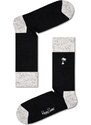Dárkový box černobílých ponožek Happy Socks XBWI09-9100 multicolor-46