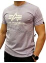 Alpha Industries Basic T-Shirt p. violet tričko pánske