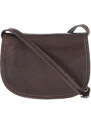 Vera Pelle Kožená crossbody dámska kabelka Enila I Fratelli tmavá hnedá