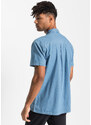 bonprix Džínsová košeľa s krátkym rukávom, Loose Fit, farba modrá