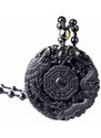 BudNej Amulet ŽIVOTNÁ ROVNOVÁHA z obsidiánu MN6010